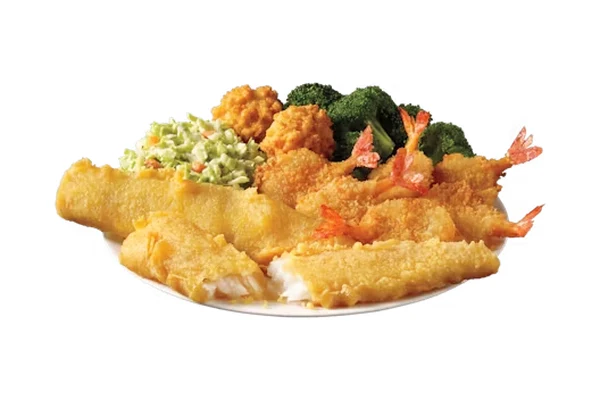 Fish (2 pc) & Butterfly Shrimp (6 pc)